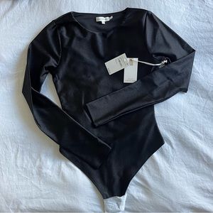 Good American High Shine Compression Bodysuit size S